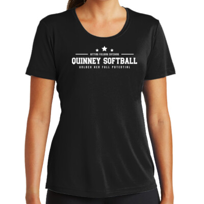 Ladies Dri-Fit Competitor Tee - White Logo Thumbnail